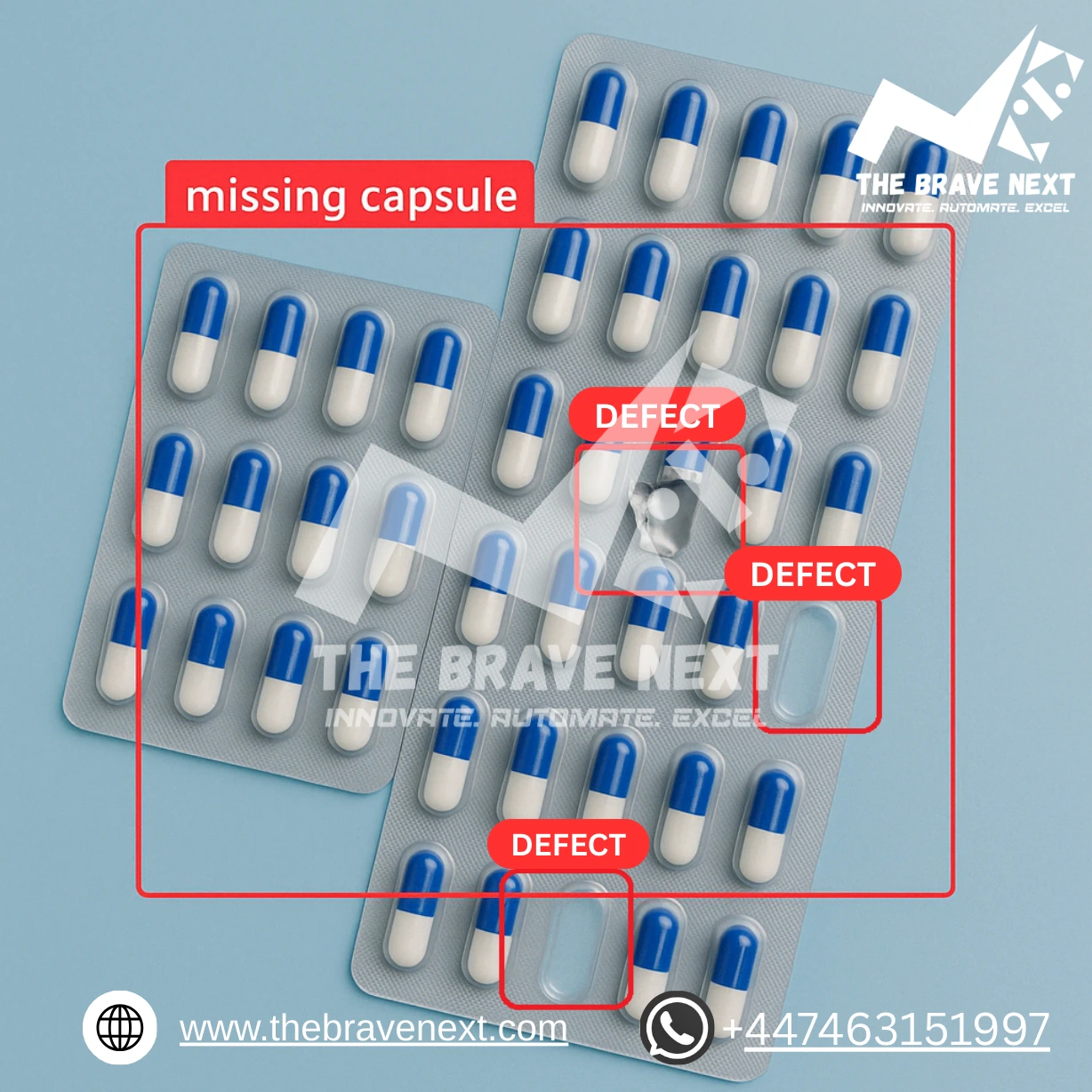AI-Driven Capsule Detection and Medical Packaging Inspection for Pharmaceutical Quality Control